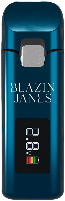 Custom Bell Plus AIO disposable vape with Blazin Janes branding