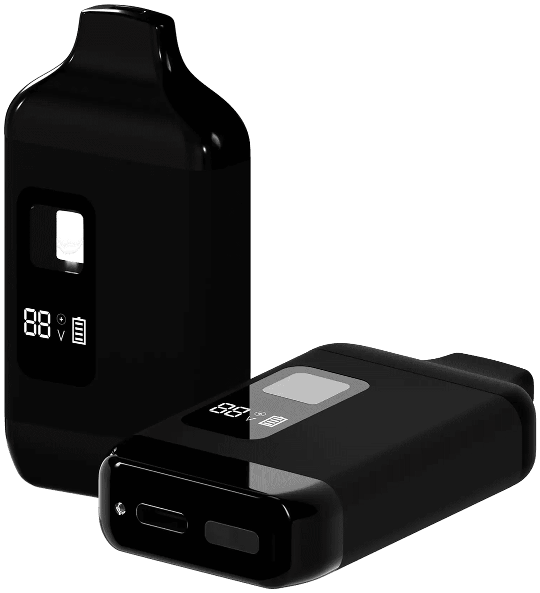 Prime Plus LED display screen showing voltage and battery