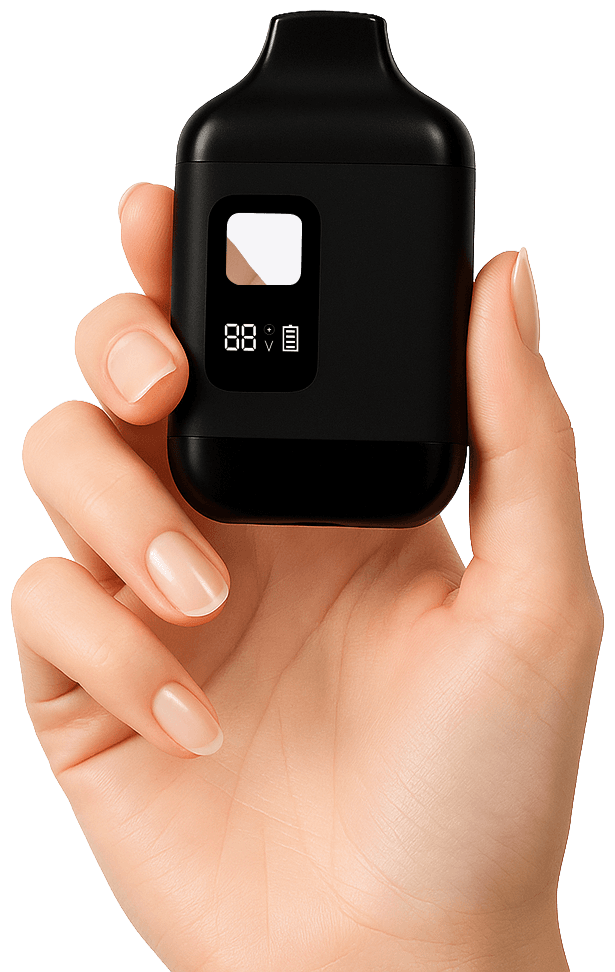 Prime Plus MicroCore All-In-One Disposable Vape in Hand