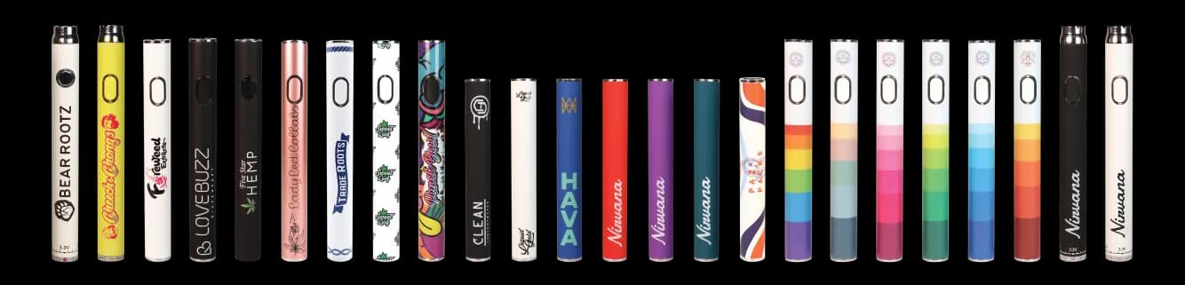 Custom Vape Pen Battery Options - Colors, Patterns, Branding