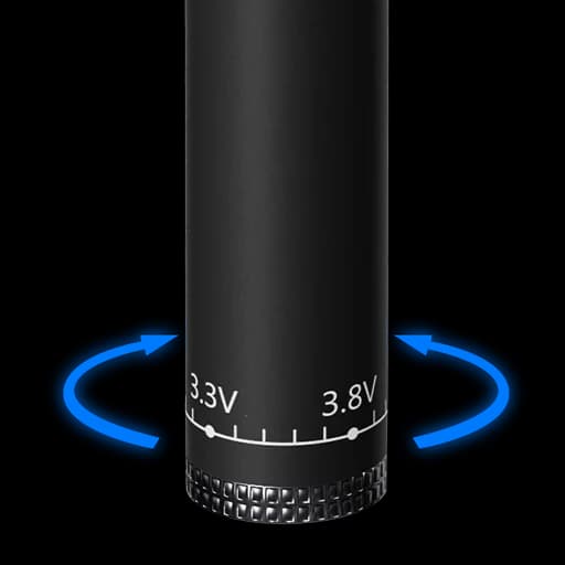 Lotus Battery twist-to-adjust voltage control