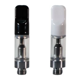 0.5 C6 Cartridges with Black and White Flat Duckbill Mouthpieces